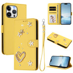 เคสโทรศัพท์หนังวีแกนสองชั้นลายหัวใจดอกไม้พร้อมสายคล้องข้อมือ ZS01, สำหรับ iPhone 17e / 16e, สำหรับ iPhone 17 Pro Max, สำหรับ iPhone 17 Pro, สำหรับ iPhone 17, สำหรับ iPhone Air, สำหรับ iPhone 16 Pro Max