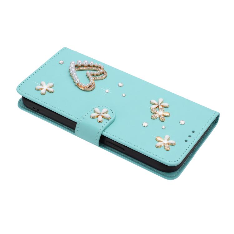 เคสโทรศัพท์หนังวีแกนสองชั้นลายหัวใจดอกไม้พร้อมสายคล้องข้อมือ ZS01, สำหรับ iPhone 13 Pro, สำหรับ iPhone 12 / 12 Pro, สำหรับ iPhone 12 Pro Max, สำหรับ iPhone 11 Pro Max, สำหรับ iPhone 11, สำหรับ iPhone 11 Pro