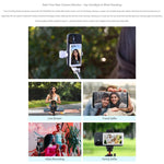 FEELWORLD MC4 จอแสดงผลเซลฟี่สำหรับถ่ายวิดีโอบล็อกและไลฟ์สตรีม เชื่อมต่อไร้สายด้วยแม่เหล็ก พร้อมรีโมทคอนโทรล