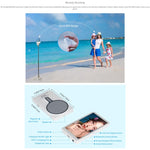 FEELWORLD MC4 จอแสดงผลเซลฟี่สำหรับถ่ายวิดีโอบล็อกและไลฟ์สตรีม เชื่อมต่อไร้สายด้วยแม่เหล็ก พร้อมรีโมทคอนโทรล