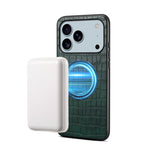 เคสโทรศัพท์หนัง PU มังสวิรัติลายจระเข้ Denior A09 พร้อมแม่เหล็ก สำหรับ iPhone 17 Pro Max, สำหรับ iPhone 17 Pro