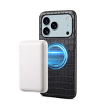 เคสโทรศัพท์หนัง PU มังสวิรัติลายจระเข้ Denior A09 พร้อมแม่เหล็ก สำหรับ iPhone 17 Pro Max, สำหรับ iPhone 17 Pro