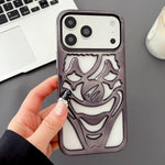 เคสโทรศัพท์ TPU ระบายความร้อนลายตัวตลกเจาะรูชุบโลหะ สำหรับ iPhone 17 Pro Max, สำหรับ iPhone 17 Pro, สำหรับ iPhone 17, สำหรับ iPhone 16 Pro Max, สำหรับ iPhone 16 Pro, สำหรับ iPhone 16