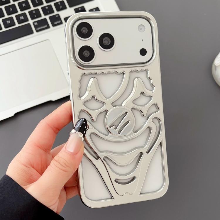 เคสโทรศัพท์ TPU ระบายความร้อนลายตัวตลกเจาะรูชุบโลหะ สำหรับ iPhone 17 Pro Max, สำหรับ iPhone 17 Pro, สำหรับ iPhone 17, สำหรับ iPhone 16 Pro Max, สำหรับ iPhone 16 Pro, สำหรับ iPhone 16