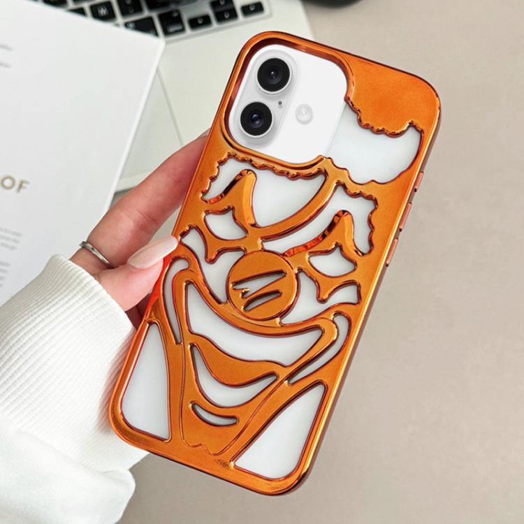 เคสโทรศัพท์ TPU ระบายความร้อนลายตัวตลกเจาะรูชุบโลหะ สำหรับ iPhone 17 Pro Max, สำหรับ iPhone 17 Pro, สำหรับ iPhone 17, สำหรับ iPhone 16 Pro Max, สำหรับ iPhone 16 Pro, สำหรับ iPhone 16