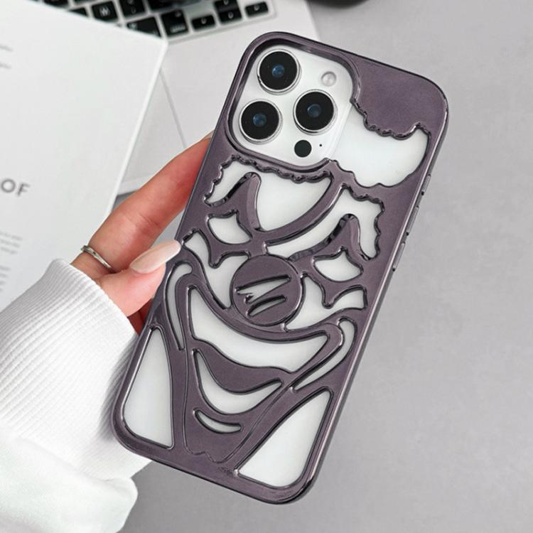 เคสโทรศัพท์ TPU ระบายความร้อนลายตัวตลกเจาะรูชุบโลหะ สำหรับ iPhone 17 Pro Max, สำหรับ iPhone 17 Pro, สำหรับ iPhone 17, สำหรับ iPhone 16 Pro Max, สำหรับ iPhone 16 Pro, สำหรับ iPhone 16