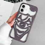 เคสโทรศัพท์ TPU ระบายความร้อนลายตัวตลกเจาะรูชุบโลหะ สำหรับ iPhone 17 Pro Max, สำหรับ iPhone 17 Pro, สำหรับ iPhone 17, สำหรับ iPhone 16 Pro Max, สำหรับ iPhone 16 Pro, สำหรับ iPhone 16
