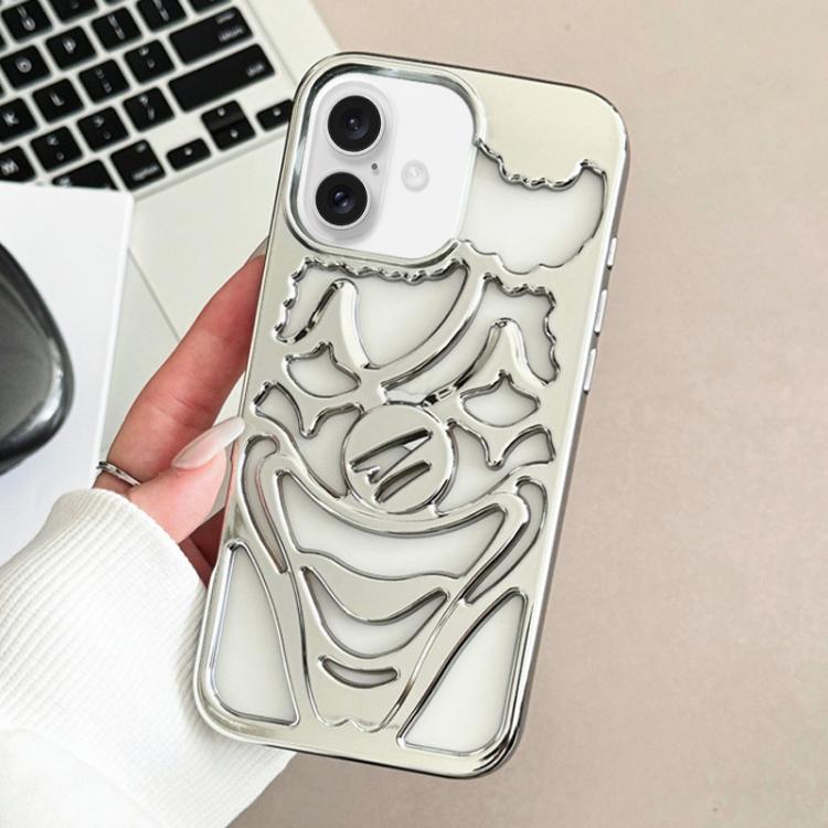 เคสโทรศัพท์ TPU ระบายความร้อนลายตัวตลกเจาะรูชุบโลหะ สำหรับ iPhone 17 Pro Max, สำหรับ iPhone 17 Pro, สำหรับ iPhone 17, สำหรับ iPhone 16 Pro Max, สำหรับ iPhone 16 Pro, สำหรับ iPhone 16