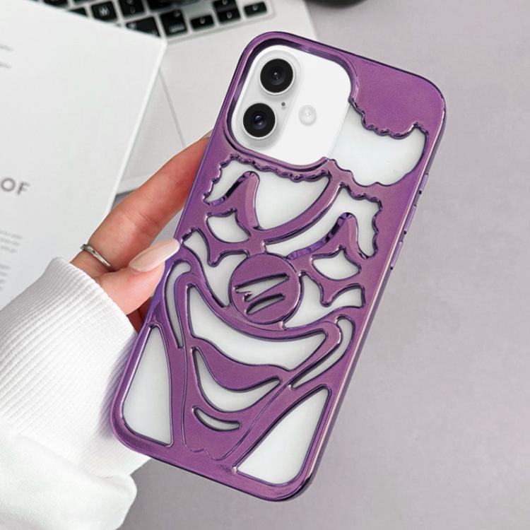 เคสโทรศัพท์ TPU ระบายความร้อนลายตัวตลกเจาะรูชุบโลหะ สำหรับ iPhone 17 Pro Max, สำหรับ iPhone 17 Pro, สำหรับ iPhone 17, สำหรับ iPhone 16 Pro Max, สำหรับ iPhone 16 Pro, สำหรับ iPhone 16
