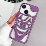เคสโทรศัพท์ TPU ระบายความร้อนลายตัวตลกเจาะรูชุบโลหะ สำหรับ iPhone 15 Pro Max, สำหรับ iPhone 15 Pro, สำหรับ iPhone 15, สำหรับ iPhone 14, สำหรับ iPhone 14 Pro, สำหรับ iPhone 14 Pro Max