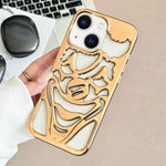 เคสโทรศัพท์ TPU ระบายความร้อนลายตัวตลกเจาะรูชุบโลหะ สำหรับ iPhone 15 Pro Max, สำหรับ iPhone 15 Pro, สำหรับ iPhone 15, สำหรับ iPhone 14, สำหรับ iPhone 14 Pro, สำหรับ iPhone 14 Pro Max