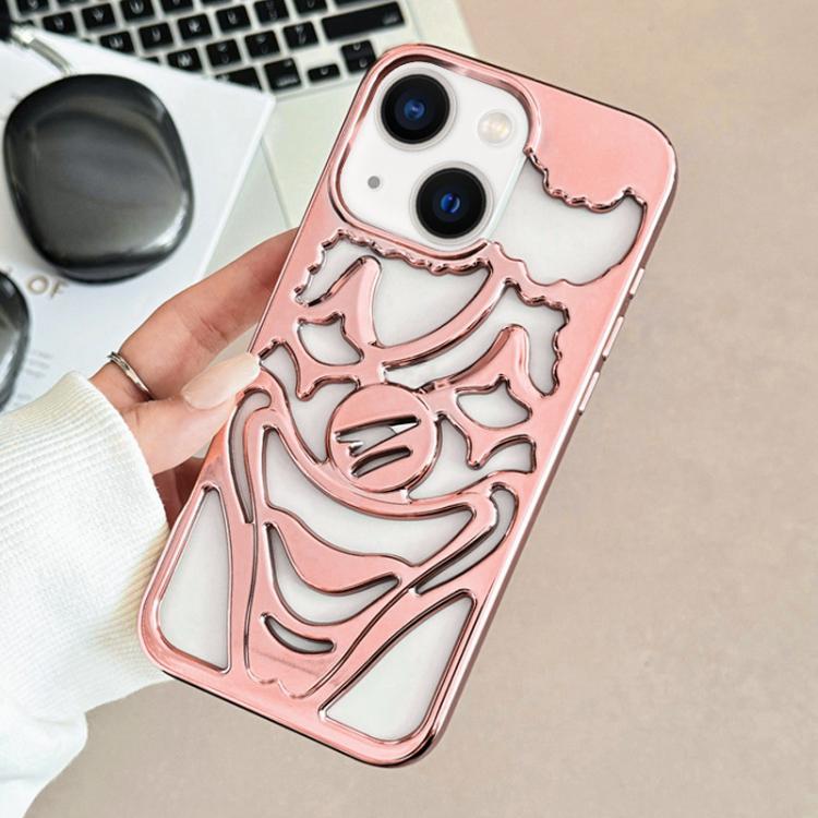 เคสโทรศัพท์ TPU ระบายความร้อนลายตัวตลกเจาะรูชุบโลหะ สำหรับ iPhone 15 Pro Max, สำหรับ iPhone 15 Pro, สำหรับ iPhone 15, สำหรับ iPhone 14, สำหรับ iPhone 14 Pro, สำหรับ iPhone 14 Pro Max