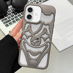 เคสโทรศัพท์ TPU ระบายความร้อนลายตัวตลกเจาะรูพ่นน้ำมัน สำหรับ iPhone 17 Pro Max, สำหรับ iPhone 17 Pro, สำหรับ iPhone 17, สำหรับ iPhone 16 Pro Max, สำหรับ iPhone 16 Pro, สำหรับ iPhone 16