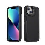 เคสโทรศัพท์ที่มีที่ยึดกรอบเลนส์ Traveler สำหรับ iPhone 15, สำหรับ iPhone 14 Pro, สำหรับ iPhone 14 Pro Max, สำหรับ iPhone 13 Pro Max / 12 Pro Max, สำหรับ iPhone 13 Pro, สำหรับ iPhone 12 / 12 Pro, สำหรับ iPhone 11