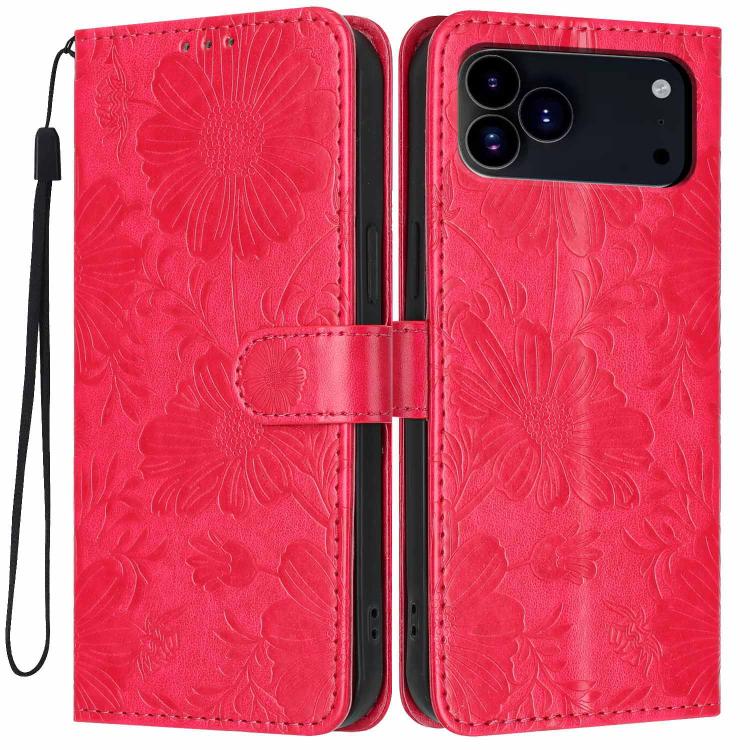 เคสโทรศัพท์หนังมังสวิรัติปั๊มลายดอกทานตะวันพร้อมเชือกสีดำเล็ก สำหรับ iPhone 16e / 17e, สำหรับ iPhone 17 Pro Max, สำหรับ iPhone 17 Pro, สำหรับ iPhone 17, สำหรับ iPhone Air, สำหรับ iPhone 16 Pro Max, สำหรับ iPhone 16 Pro, สำหรับ iPhone 16 Plus