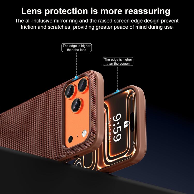 เคสโทรศัพท์แม่เหล็ก PC ลายผ้าเทค พร้อมปุ่มกล้อง AI สำหรับ iPhone 15, สำหรับ iPhone 14, สำหรับ iPhone 14 Pro, สำหรับ iPhone 14 Pro Max, สำหรับ iPhone 13 Pro Max, สำหรับ iPhone 13 Pro, สำหรับ iPhone 13