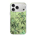 เคสโทรศัพท์ PC ไฮบริด TPU ชุบเงินลายผีเสื้อ สำหรับ iPhone 17e / 16e, สำหรับ iPhone 17 Pro Max, สำหรับ iPhone 17 Pro, สำหรับ iPhone 17, สำหรับ iPhone Air, สำหรับ iPhone 16 Pro Max