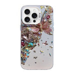 เคสโทรศัพท์ PC ไฮบริด TPU ชุบเงินลายผีเสื้อ สำหรับ iPhone 17e / 16e, สำหรับ iPhone 17 Pro Max, สำหรับ iPhone 17 Pro, สำหรับ iPhone 17, สำหรับ iPhone Air, สำหรับ iPhone 16 Pro Max