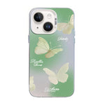 เคสโทรศัพท์ไฮบริด PC TPU ชุบเงินลายผีเสื้อ สำหรับ iPhone 13 Pro Max, สำหรับ iPhone 13 Pro, สำหรับ iPhone 13, สำหรับ iPhone 13 mini, สำหรับ iPhone 12 Pro Max, สำหรับ iPhone 12 Pro