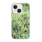 เคสโทรศัพท์ไฮบริด PC TPU ชุบเงินลายผีเสื้อ สำหรับ iPhone 13 Pro Max, สำหรับ iPhone 13 Pro, สำหรับ iPhone 13, สำหรับ iPhone 13 mini, สำหรับ iPhone 12 Pro Max, สำหรับ iPhone 12 Pro