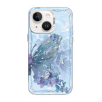 เคสโทรศัพท์ไฮบริด PC TPU ชุบเงินลายผีเสื้อ สำหรับ iPhone 13 Pro Max, สำหรับ iPhone 13 Pro, สำหรับ iPhone 13, สำหรับ iPhone 13 mini, สำหรับ iPhone 12 Pro Max, สำหรับ iPhone 12 Pro