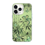 เคสโทรศัพท์ PC ไฮบริด TPU ชุบเงินลายผีเสื้อ สำหรับ iPhone 12 mini, สำหรับ iPhone 11 Pro Max, สำหรับ iPhone 11, สำหรับ iPhone 11 Pro, สำหรับ iPhone XS / X, สำหรับ iPhone XR