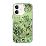 เคสโทรศัพท์ PC ไฮบริด TPU ชุบเงินลายผีเสื้อ สำหรับ iPhone 12 mini, สำหรับ iPhone 11 Pro Max, สำหรับ iPhone 11, สำหรับ iPhone 11 Pro, สำหรับ iPhone XS / X, สำหรับ iPhone XR