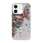 เคสโทรศัพท์ PC ไฮบริด TPU ชุบเงินลายผีเสื้อ สำหรับ iPhone 12 mini, สำหรับ iPhone 11 Pro Max, สำหรับ iPhone 11, สำหรับ iPhone 11 Pro, สำหรับ iPhone XS / X, สำหรับ iPhone XR