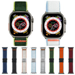 สายรัดนาฬิกา xDfind ไนลอน Wild Path พร้อมหัวเข็มขัดแบบร่มชูชีพ สำหรับ Apple Watch 42 / 44 / 45 / 46 / 49 มม., สำหรับ Apple Watch 38 / 40 / 41 / S11 42 มม.