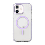 เคสโทรศัพท์ PC Hybrid TPU สองสี แบบแม่เหล็ก สำหรับ iPhone 12 / 12 Pro, สำหรับ iPhone 12 Pro Max
