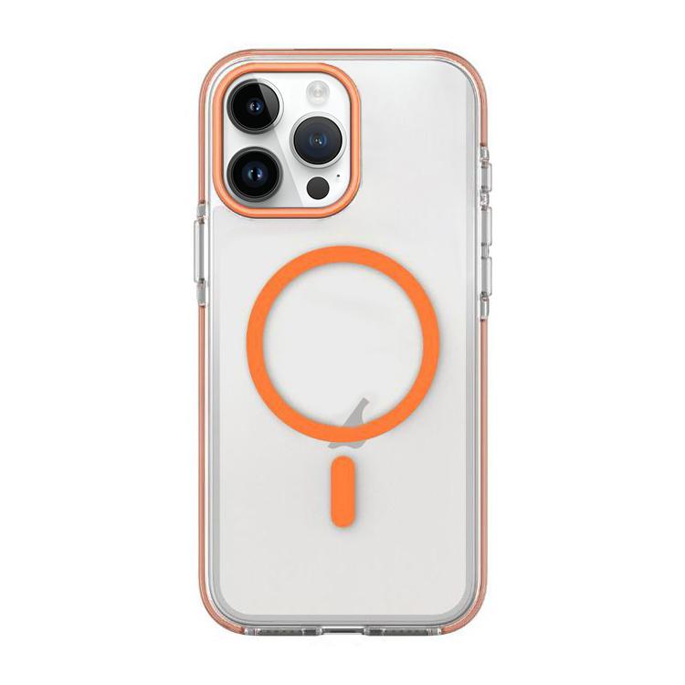 เคสโทรศัพท์ไฮบริด TPU PC สองสีพร้อมแม่เหล็ก, สำหรับ iPhone 15 Pro Max, สำหรับ iPhone 15 Pro, สำหรับ iPhone 15, สำหรับ iPhone 14 / 13