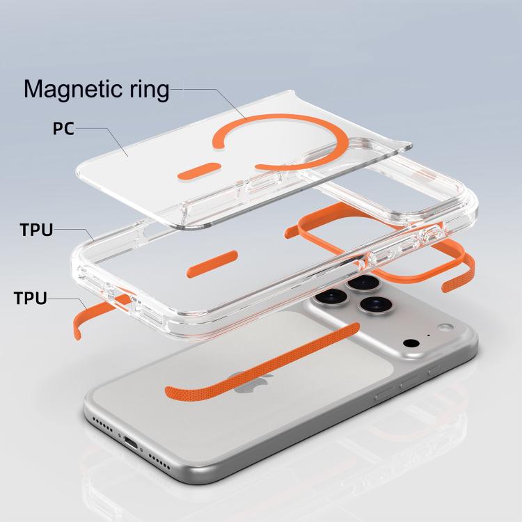 เคสโทรศัพท์ PC Hybrid TPU สองสี แบบแม่เหล็ก สำหรับ iPhone 12 / 12 Pro, สำหรับ iPhone 12 Pro Max