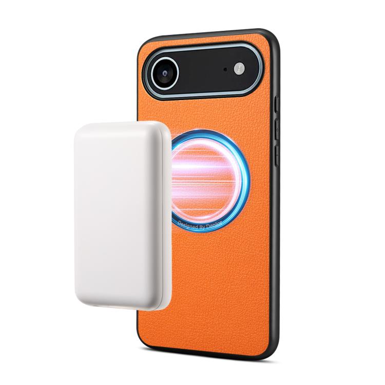 เคสโทรศัพท์หนัง PU Vegan Denior A08 ลายหนังลูกวัวแม่เหล็ก สำหรับ iPhone 17 Pro Max, สำหรับ iPhone 17 Pro, สำหรับ iPhone 17, สำหรับ iPhone Air