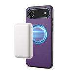 เคสโทรศัพท์หนัง PU Vegan Denior A08 ลายหนังลูกวัวแม่เหล็ก สำหรับ iPhone 17 Pro Max, สำหรับ iPhone 17 Pro, สำหรับ iPhone 17, สำหรับ iPhone Air