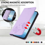 เคสโทรศัพท์หนังวีแกนแบบผีเสื้อคู่แม่เหล็กแรงสูง RFID สำหรับ iPhone 12 Pro Max, iPhone 11 Pro Max, iPhone 11, iPhone 11 Pro