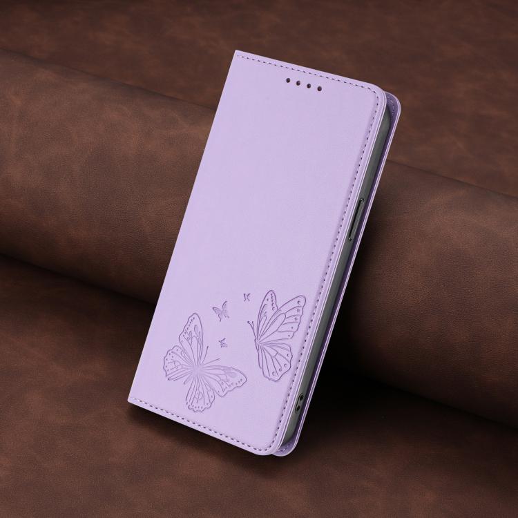 เคสโทรศัพท์หนังวีแกนแม่เหล็กคู่รูปผีเสื้อ RFID แข็งแรง สำหรับ iPhone 15, สำหรับ iPhone 14 Plus, สำหรับ iPhone 14 / 13, สำหรับ iPhone 14 Pro