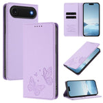 เคสโทรศัพท์หนังวีแกน RFID แบบผีเสื้อคู่แม่เหล็กแรงสูง สำหรับ iPhone Air, สำหรับ iPhone 16 Pro Max, สำหรับ iPhone 16 Pro, สำหรับ iPhone 16 Plus