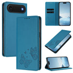 เคสโทรศัพท์หนังวีแกน RFID แบบผีเสื้อคู่แม่เหล็กแรงสูง สำหรับ iPhone Air, สำหรับ iPhone 16 Pro Max, สำหรับ iPhone 16 Pro, สำหรับ iPhone 16 Plus