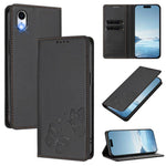 Strong Magnetic Dual Butterfly RFID Vegan Leather Phone Case, For iPhone X / XS, For iPhone XR, For iPhone XS Max, For iPhone 8 Plus / 7 Plus