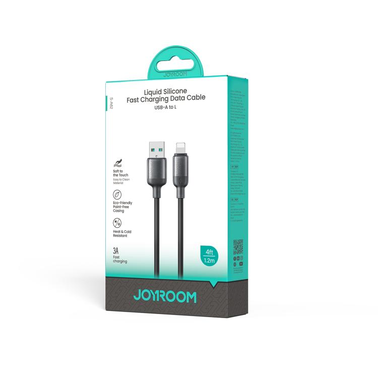 สายชาร์จข้อมูล JOYROOM S-A62 Lively Series 3A USB-A เป็น 8 Pin ความยาว 1.2 เมตร, USB-A เป็น 8 Pin