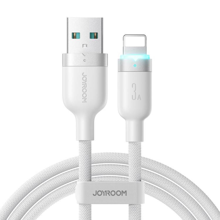 สายชาร์จข้อมูล JOYROOM S-A63 StarWay Series 1.2m 3A USB-A เป็น 8 Pin พร้อมระบบปิดไฟอัตโนมัติ ชาร์จเร็ว, USB-A เป็น 8 Pin