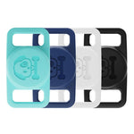 เคสกันน้ำซิลิโคนดีไซน์ปลอกคอสัตว์เลี้ยง XDcase 4 ชิ้น (สีดำ ขาว น้ำเงิน เขียว), 4 ชิ้น (สีชมพู แดง ม่วง เหลือง)