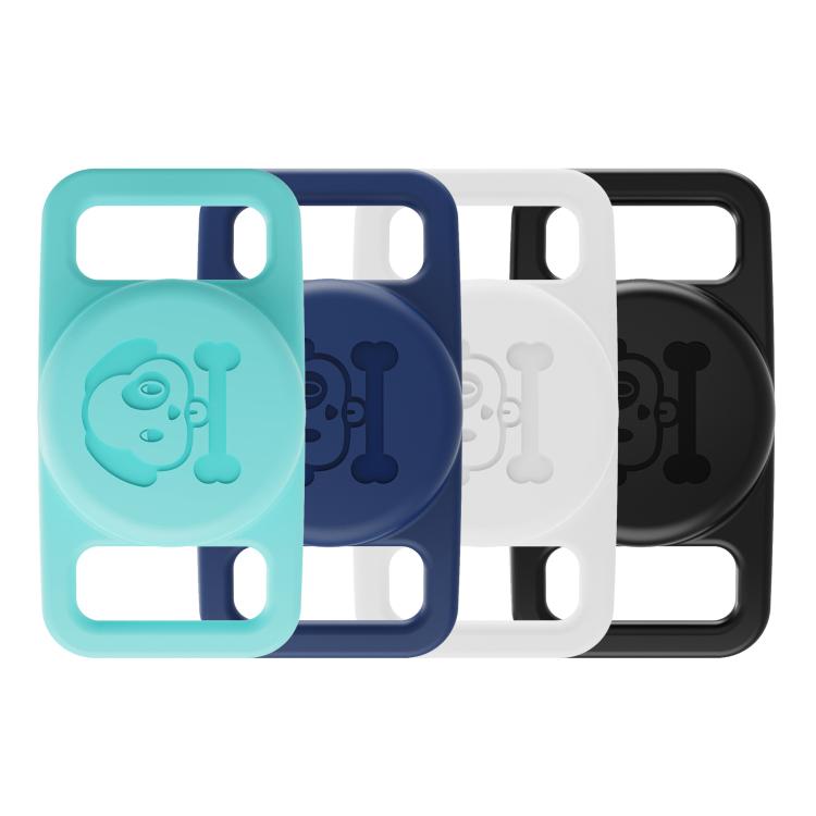 เคสกันน้ำซิลิโคนดีไซน์ปลอกคอสัตว์เลี้ยง XDcase 4 ชิ้น (สีดำ ขาว น้ำเงิน เขียว), 4 ชิ้น (สีชมพู แดง ม่วง เหลือง)