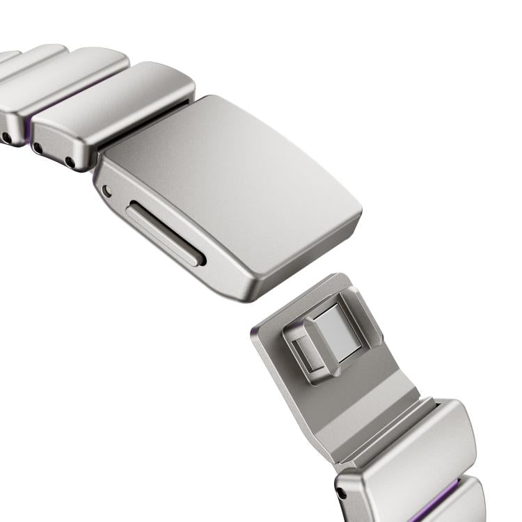สายรัดนาฬิกาแม่เหล็กหัวเข็มขัด Norman สแตนเลสแบบเม็ดเดียว สำหรับ Apple Watch 46 มม. / 49 มม. / 45 มม. / 44 มม., สำหรับ Apple Watch 42 มม. / 41 มม. / 40 มม. / 38 มม.