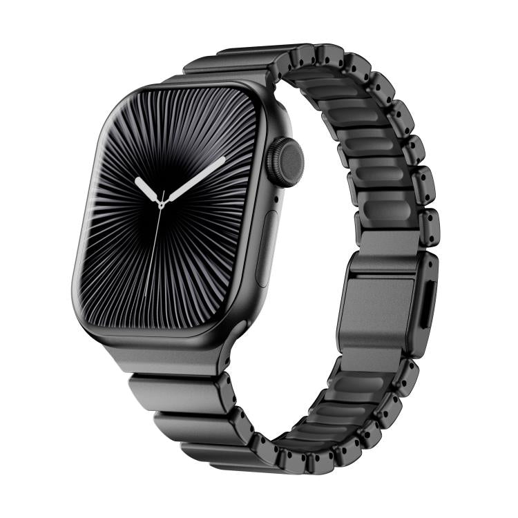 สายรัดนาฬิกาแม่เหล็กหัวเข็มขัด Norman สแตนเลสแบบเม็ดเดียว สำหรับ Apple Watch 46 มม. / 49 มม. / 45 มม. / 44 มม., สำหรับ Apple Watch 42 มม. / 41 มม. / 40 มม. / 38 มม.