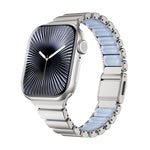 สายรัดนาฬิกาแม่เหล็กหัวเข็มขัด Norman สแตนเลสแบบเม็ดเดียว สำหรับ Apple Watch 46 มม. / 49 มม. / 45 มม. / 44 มม., สำหรับ Apple Watch 42 มม. / 41 มม. / 40 มม. / 38 มม.