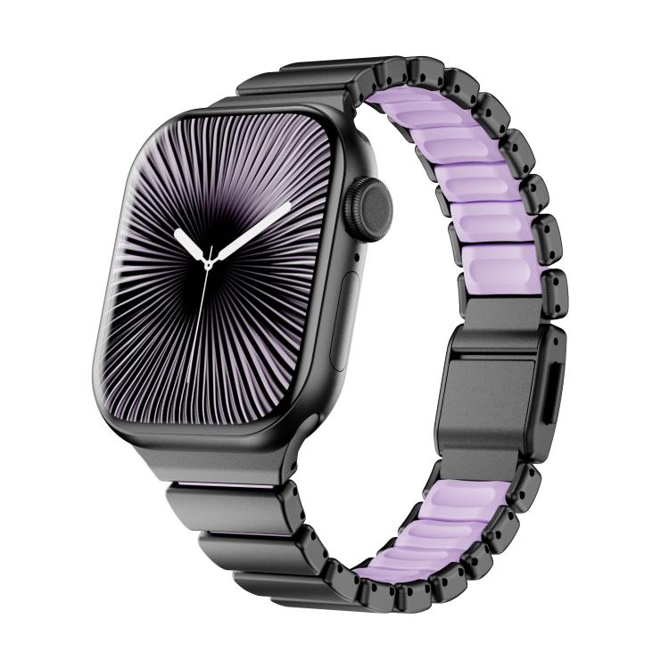 สายรัดนาฬิกาแม่เหล็กหัวเข็มขัด Norman สแตนเลสแบบเม็ดเดียว สำหรับ Apple Watch 46 มม. / 49 มม. / 45 มม. / 44 มม., สำหรับ Apple Watch 42 มม. / 41 มม. / 40 มม. / 38 มม.