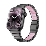 สายรัดนาฬิกาแม่เหล็กหัวเข็มขัด Norman สแตนเลสแบบเม็ดเดียว สำหรับ Apple Watch 46 มม. / 49 มม. / 45 มม. / 44 มม., สำหรับ Apple Watch 42 มม. / 41 มม. / 40 มม. / 38 มม.