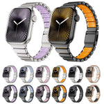สายรัดนาฬิกาแม่เหล็กหัวเข็มขัด Norman สแตนเลสแบบเม็ดเดียว สำหรับ Apple Watch 46 มม. / 49 มม. / 45 มม. / 44 มม., สำหรับ Apple Watch 42 มม. / 41 มม. / 40 มม. / 38 มม.