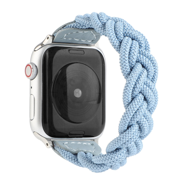 Elastic Woven Watchband For Apple Watch Series 6 & SE & 5 & 4 40mm / 3 & 2 & 1 38mm, 120mm, 130mm, 150mm